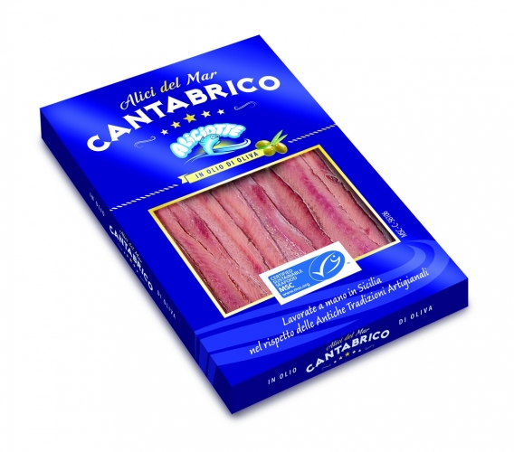 Filets d'anchois à l'huile d'olive du cantabrique 70 g